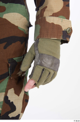 Hand Man White Army Uniform Gloves Vest Athletic Street photo references